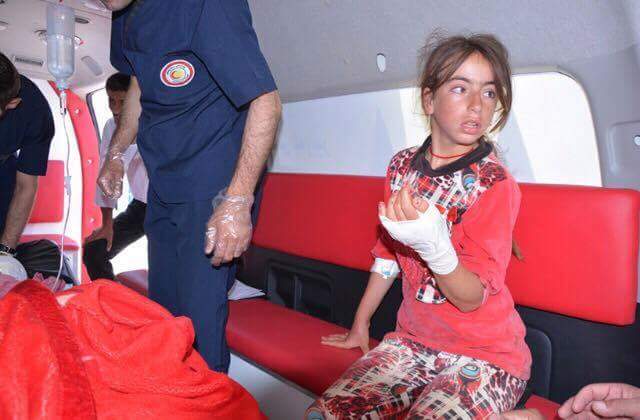 بالصور.. جرحى القصف الايراني على قرى حدودية باقليم كوردستان